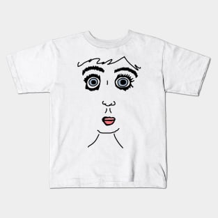 Abstract Mascara Kids T-Shirt